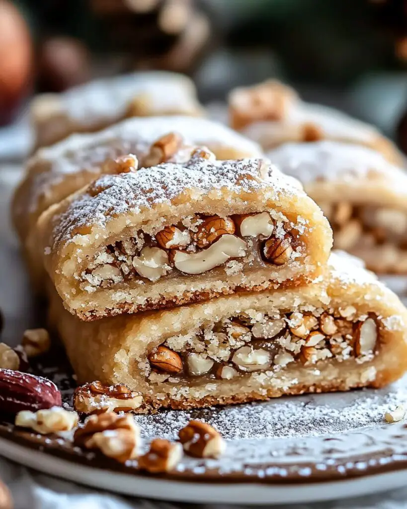 Italian Nut Roll Cookies