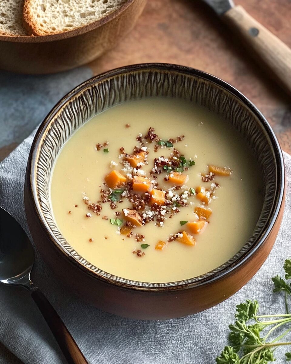 White Sweet Potato Soup