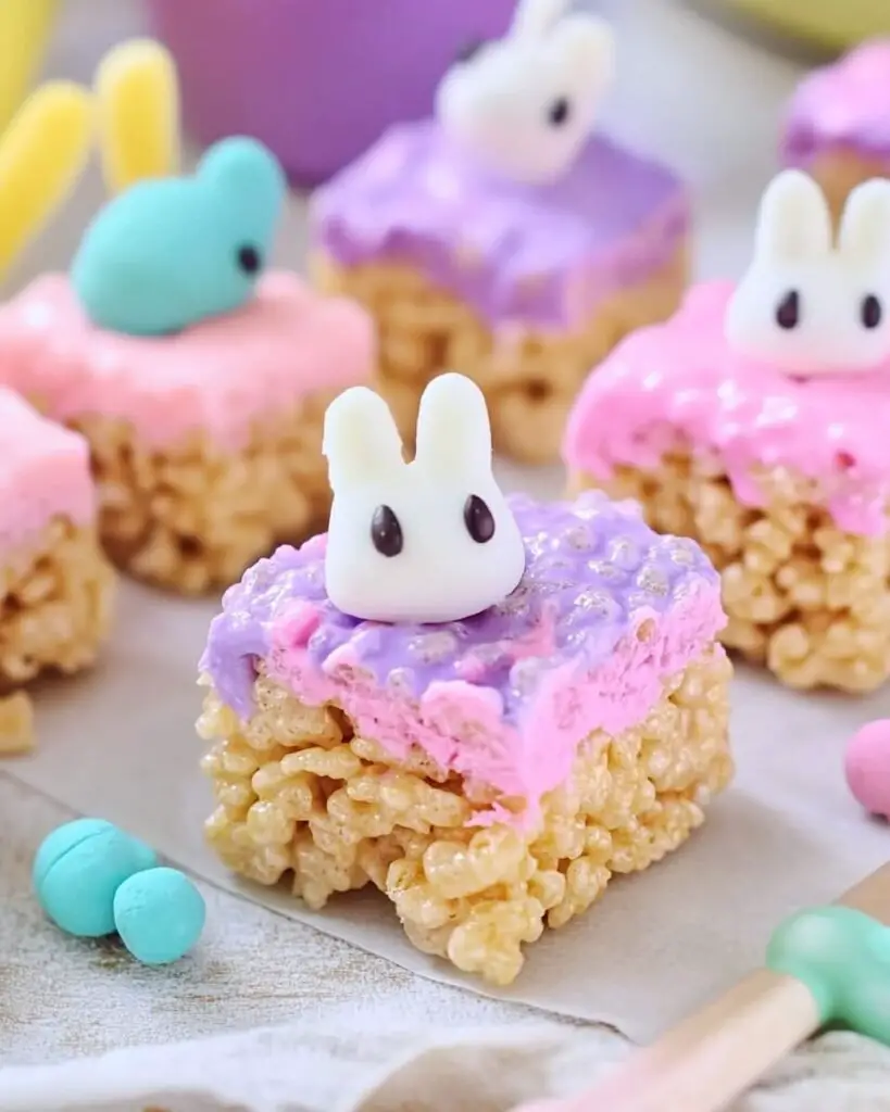 Easter Bunny Rice Krispie Treats