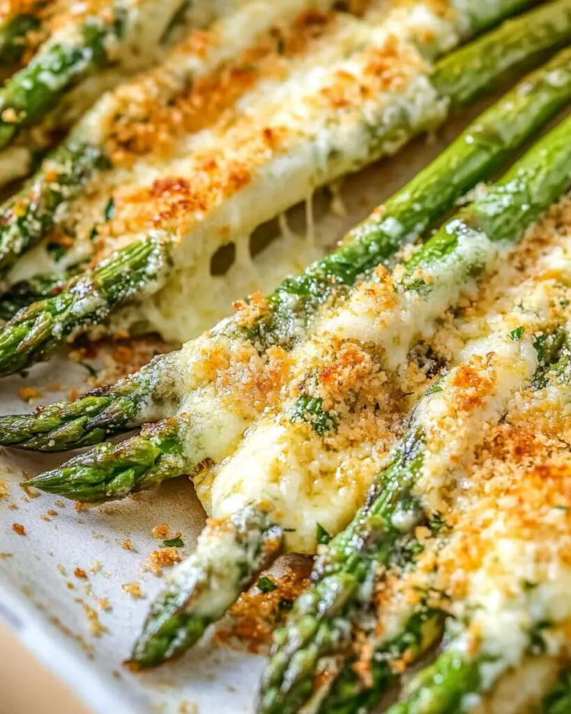 Baked Parmesan Asparagus Spears