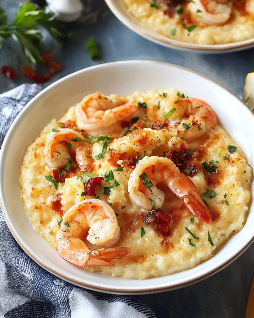 Cheesy Shrimp and Grits