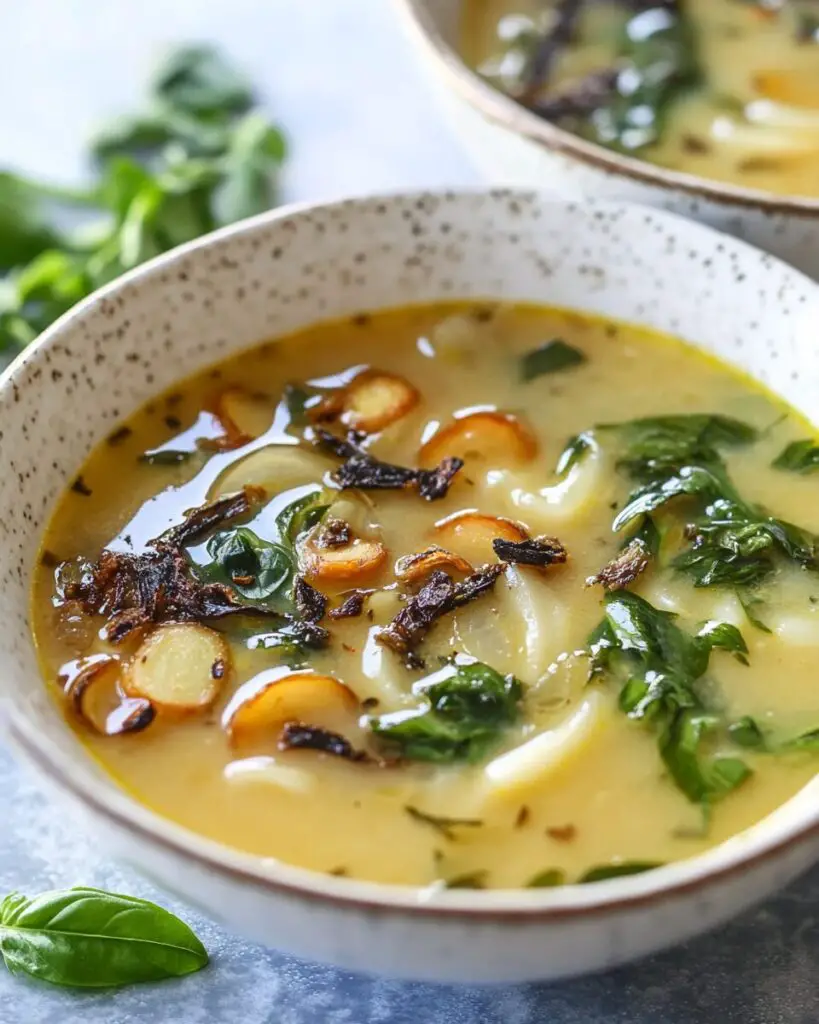 Garlic Ginger Immune Boosting Soup