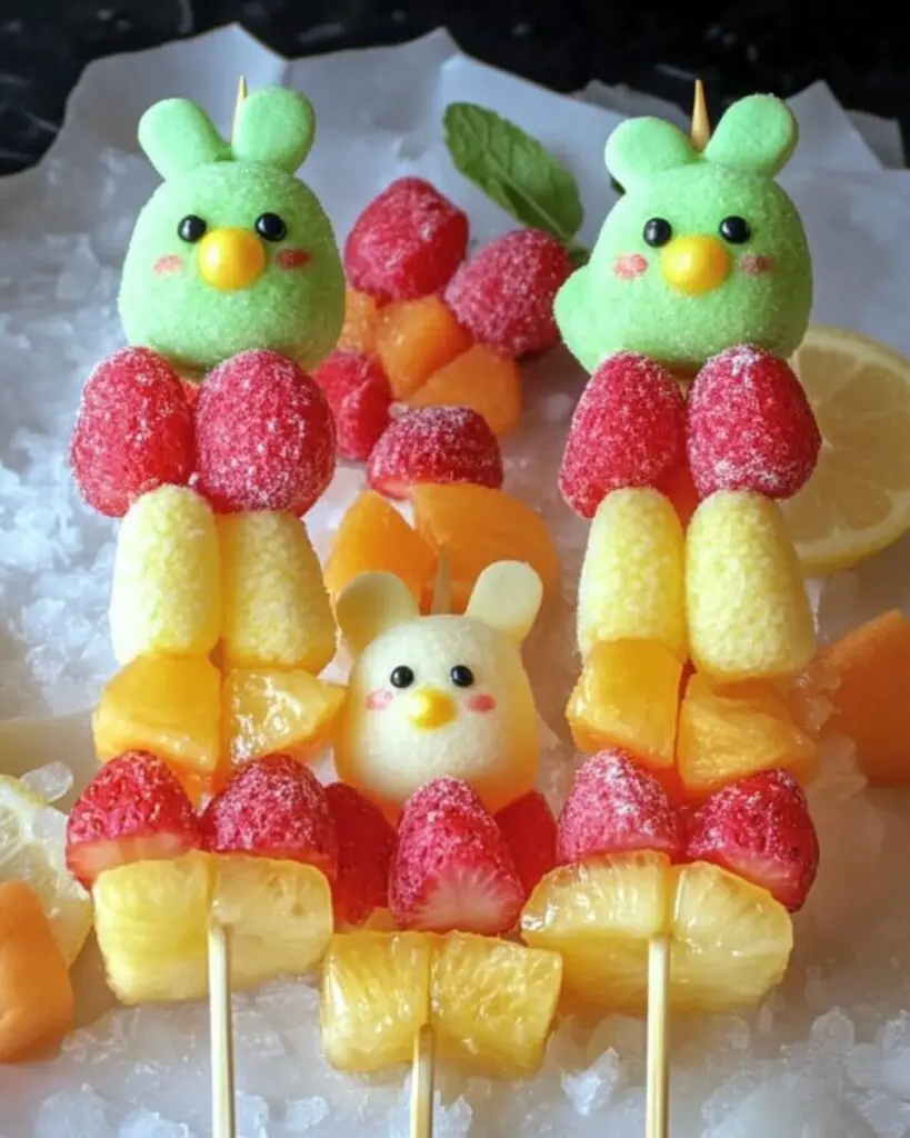 Peep Fruit Kabobs