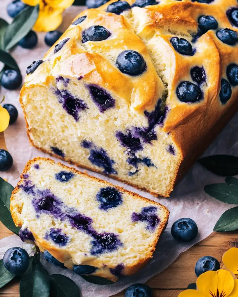 Blueberry Cream Cheese Bread