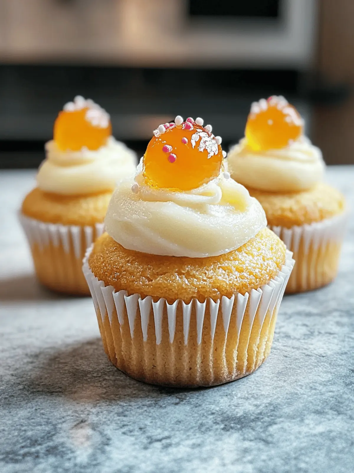Gulab Jamun Cupcakes