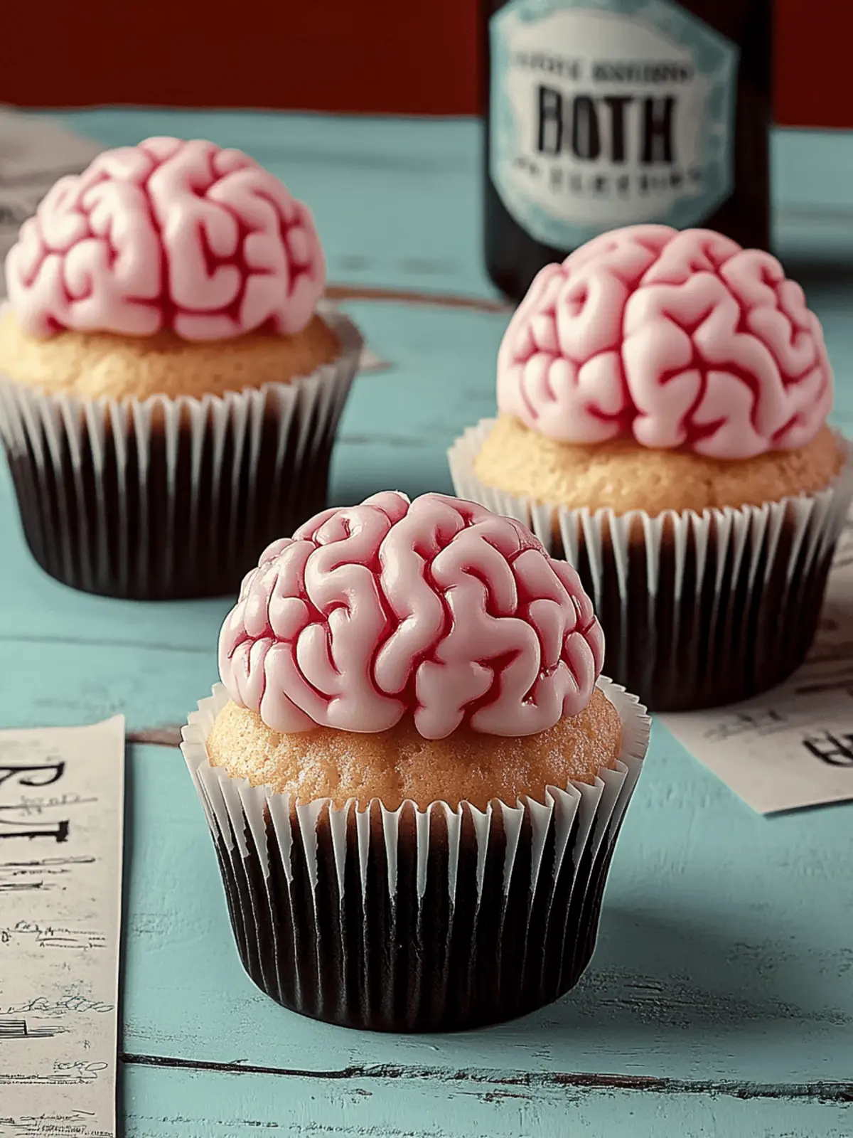 Brain Cupcakes