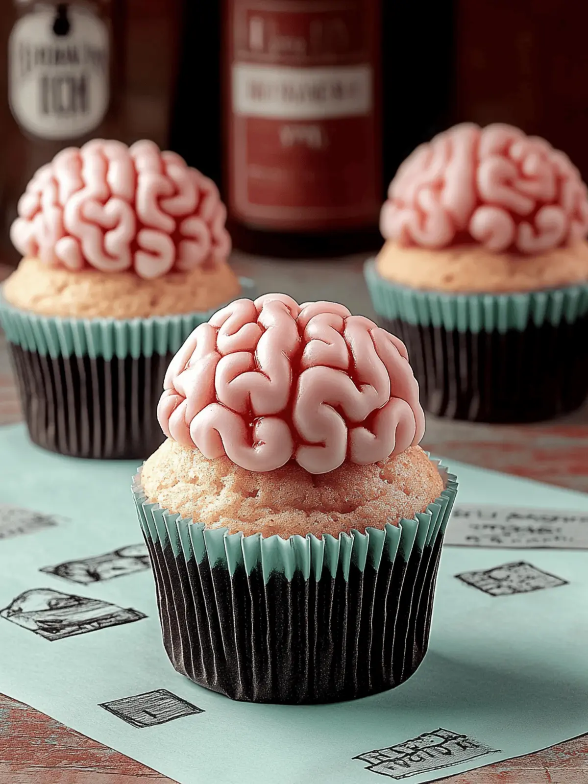 Brain Cupcakes