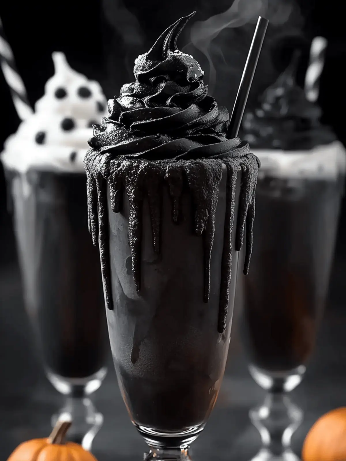 Spooky Black Milkshake