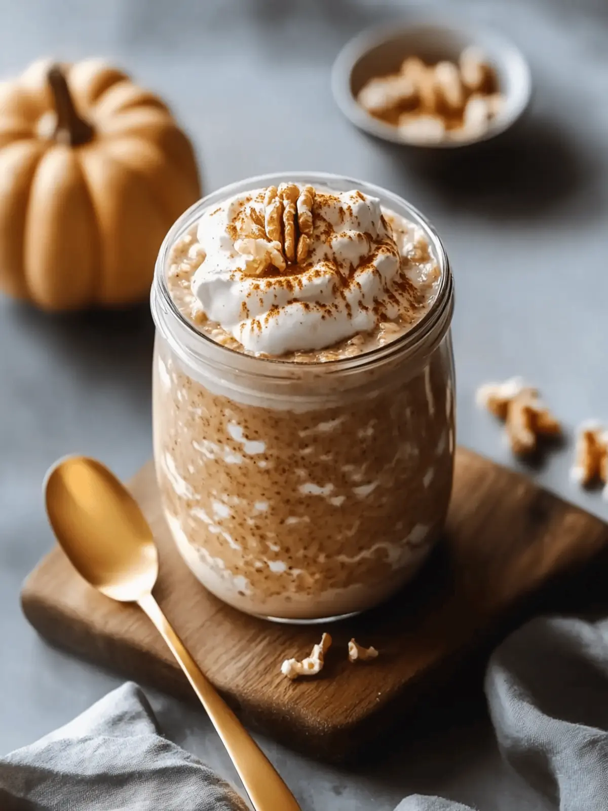 Pumpkin Spice Overnight Oats for a Cozy Morning Boost 5 Pumpkin Spice Overnight Oats