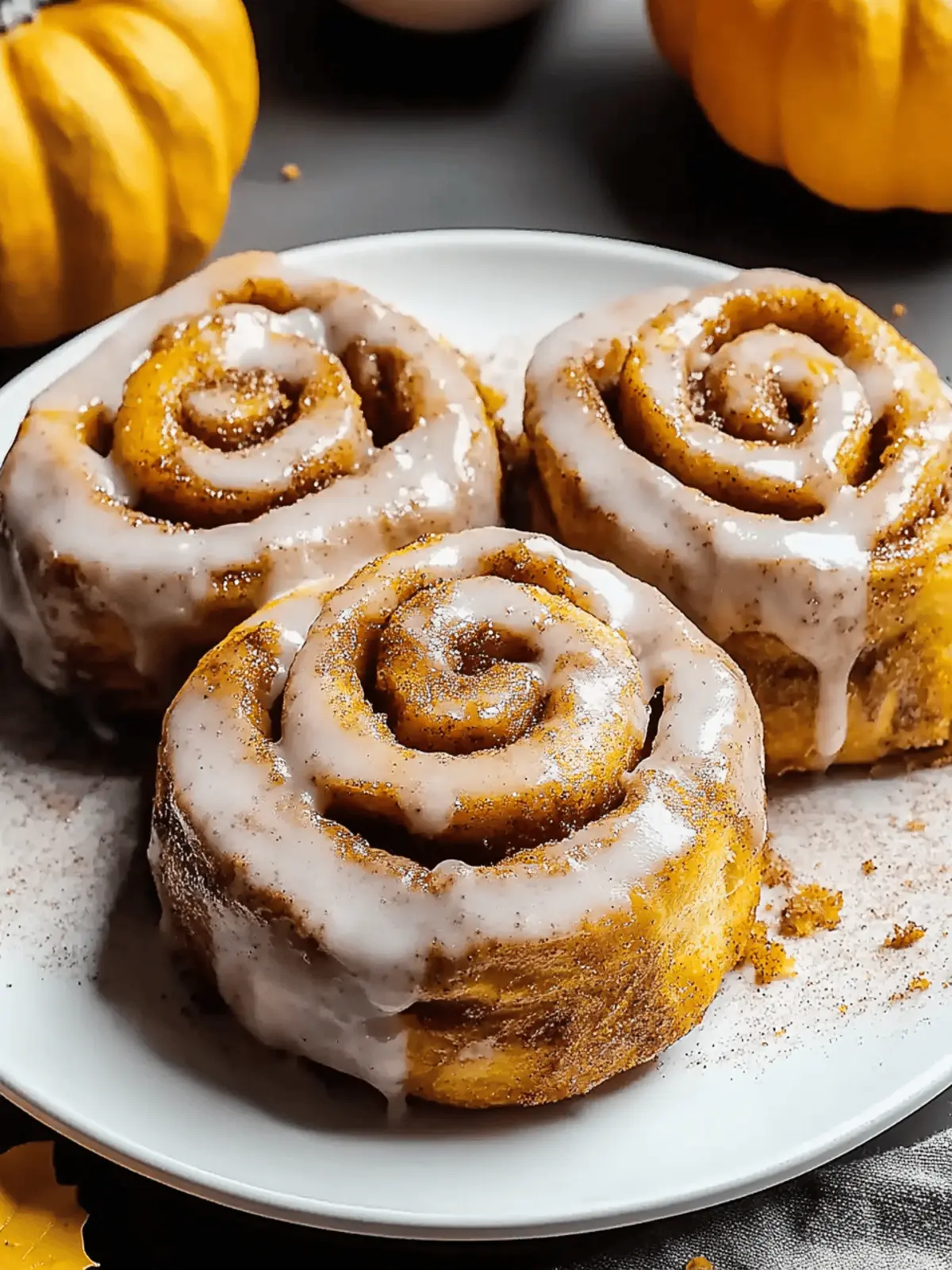 Pumpkin Chai Cinnamon Rolls