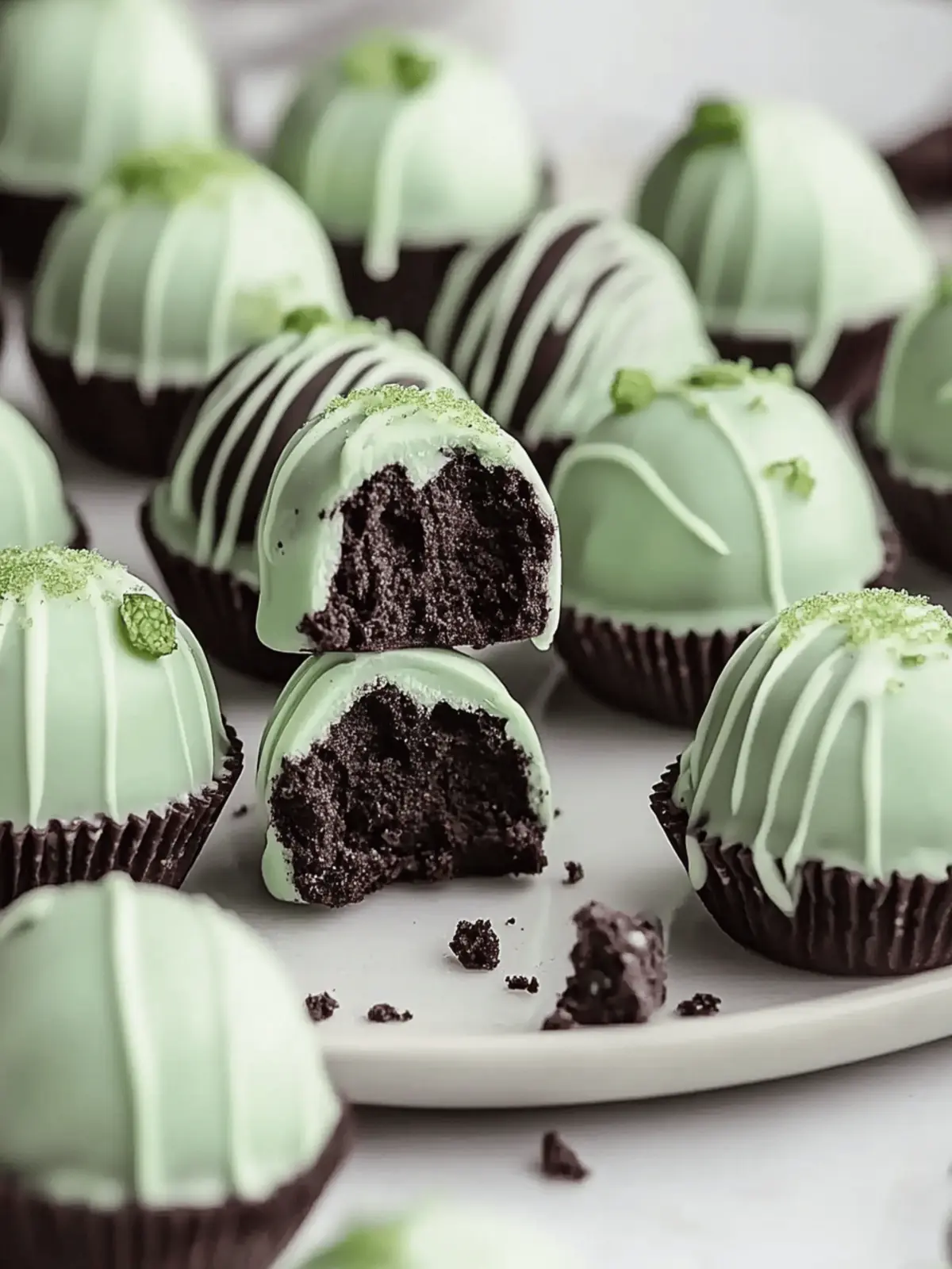 Mint Oreo Truffles