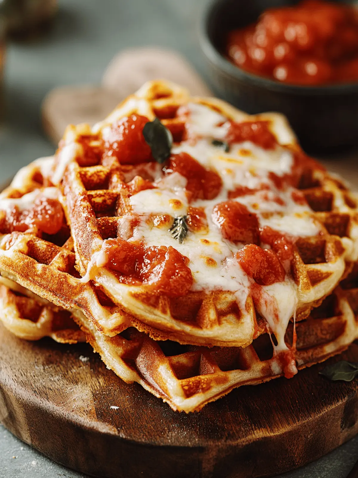Pizza Waffles