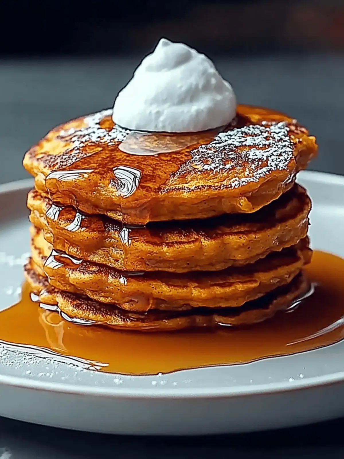 Fluffy Pumpkin Pancakes