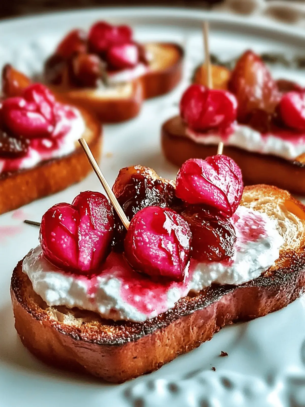 Vampire Hearts Toast