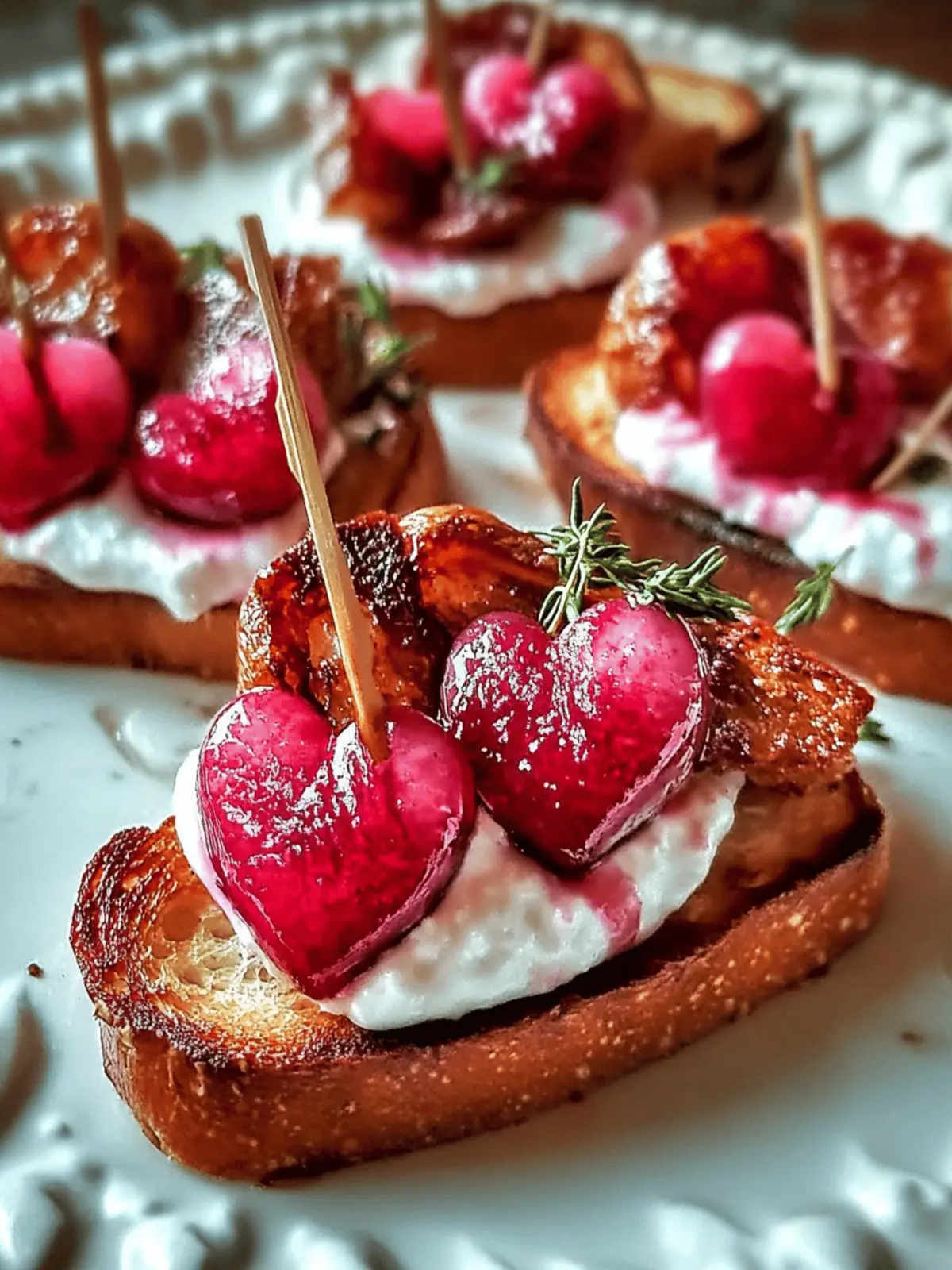 Vampire Hearts Toast
