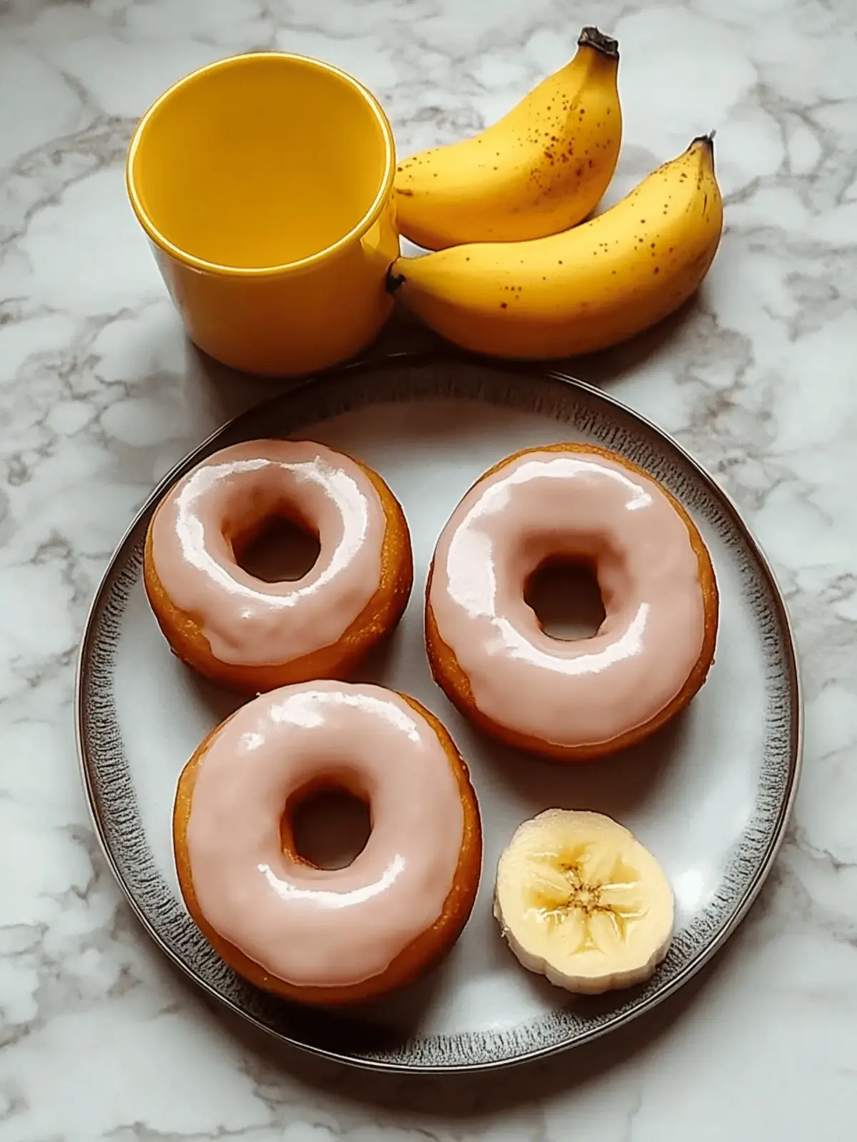 Pumpkin Banana Baked Donuts