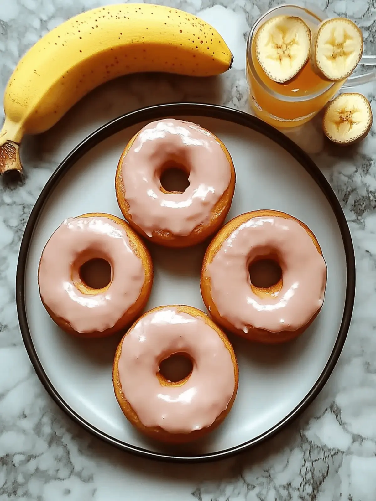 Pumpkin Banana Baked Donuts