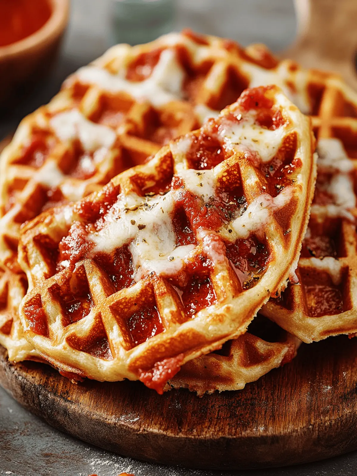 Pizza Waffles