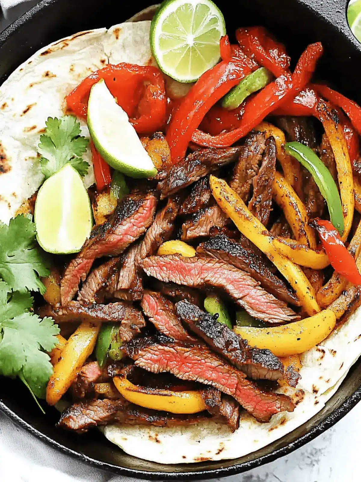 Flank Steak Fajitas