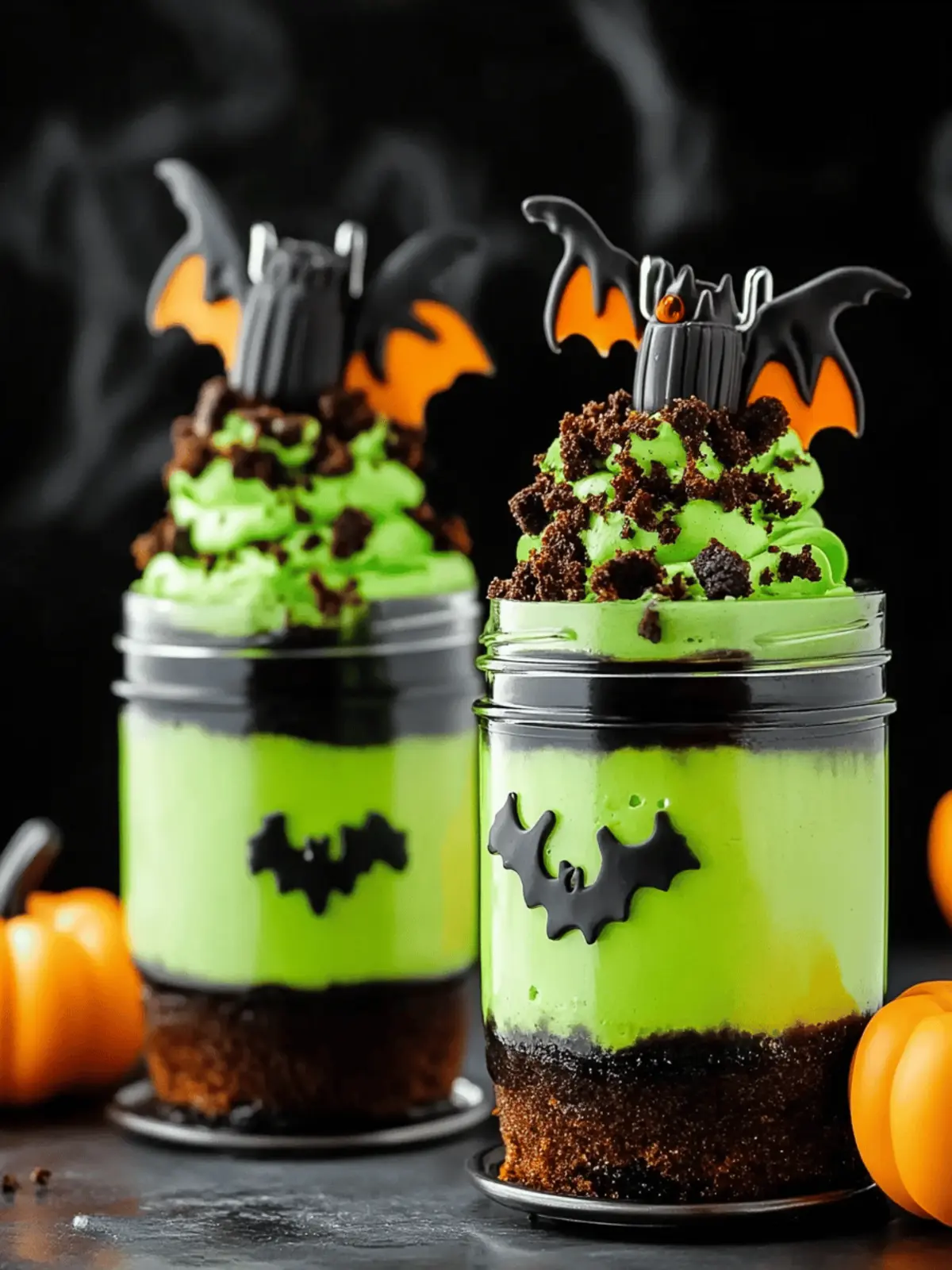 Witches’ Brew Halloween Cake Jars