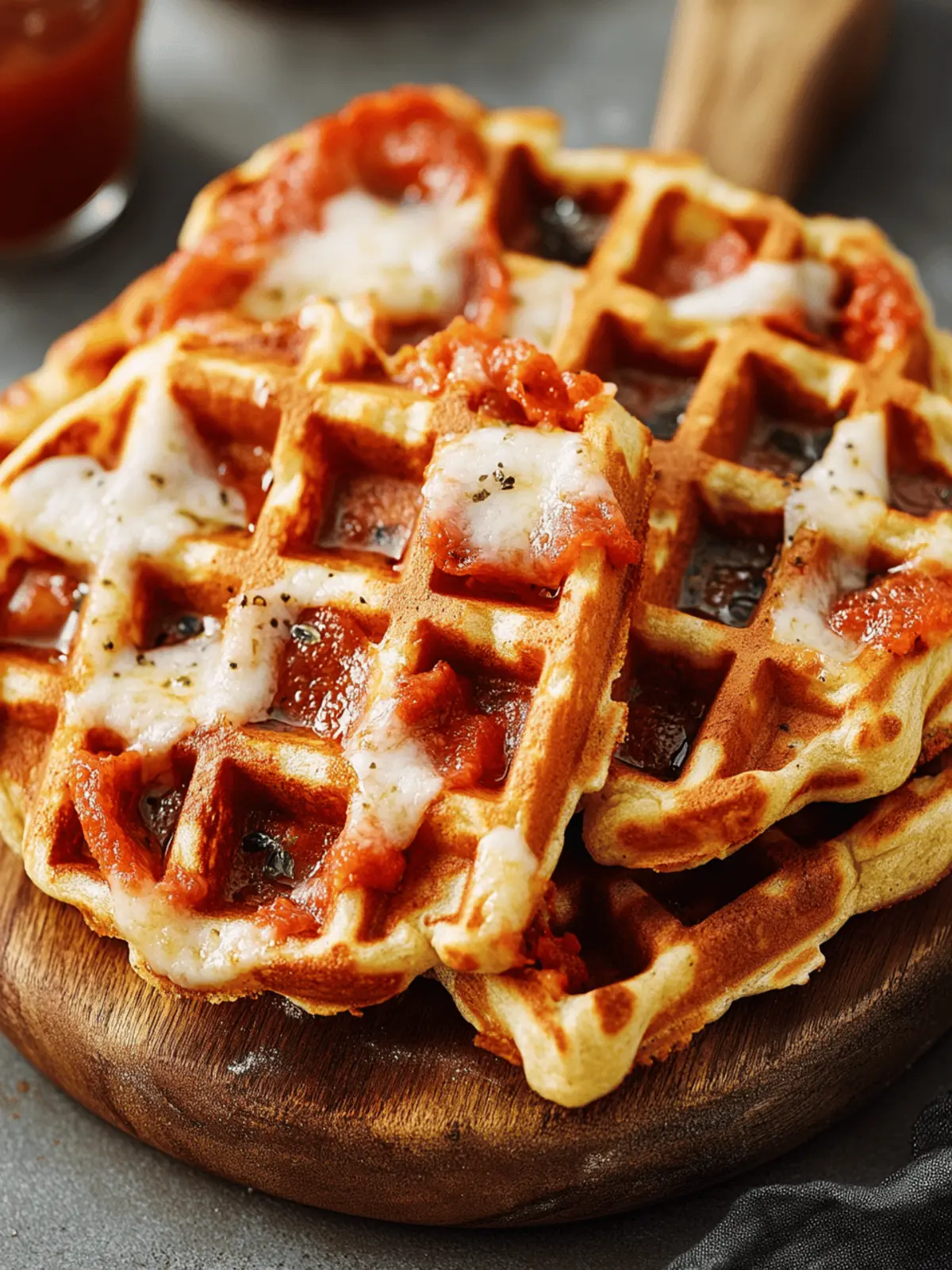 Pizza Waffles