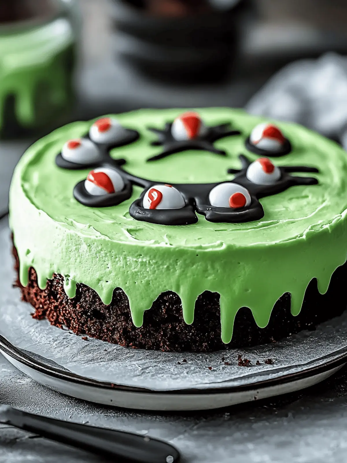 Frankenstein Cheesecake
