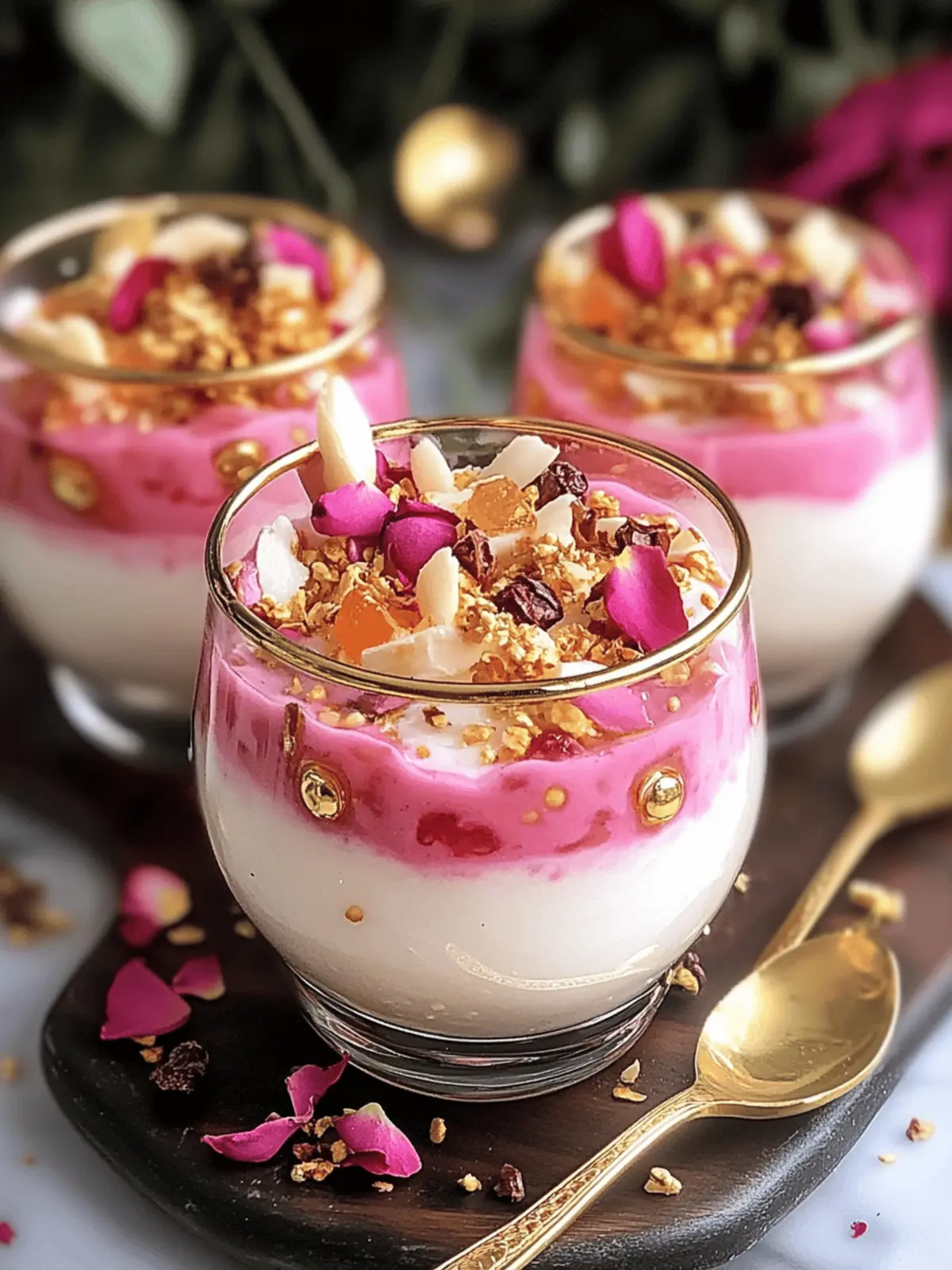 Rose Rasmalai Falooda