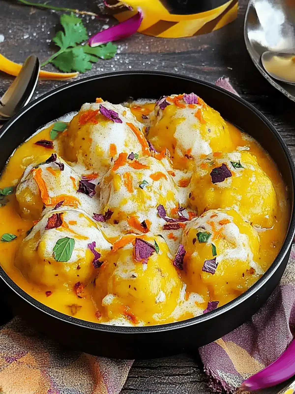 Shahi Mango Dahi Vada