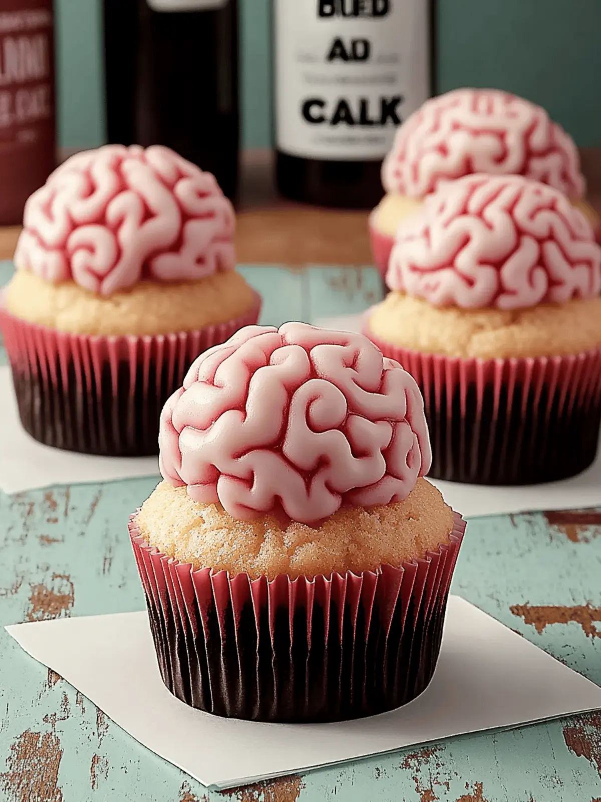 Brain Cupcakes