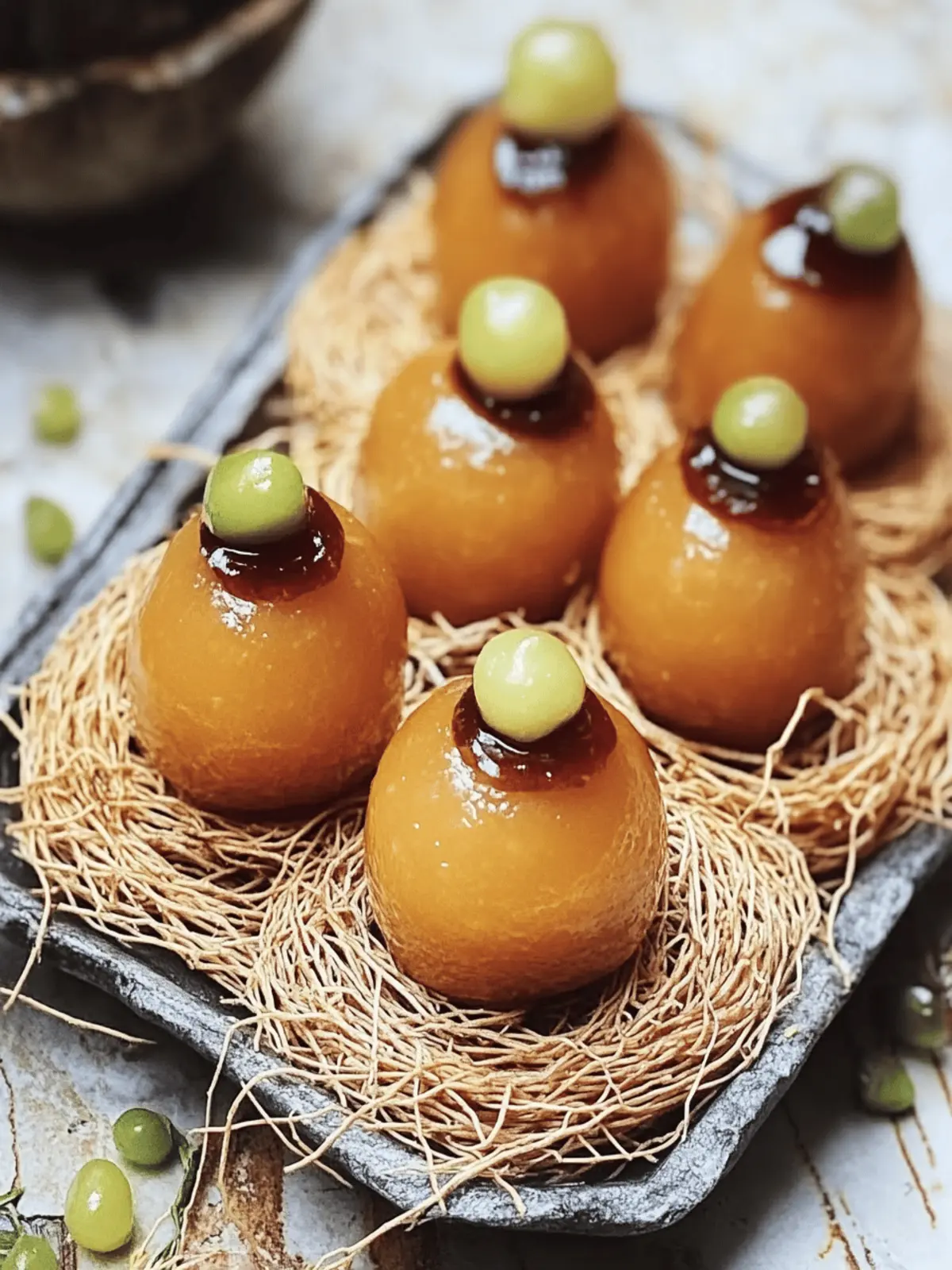 Gulab Jamun in Kunafa Nests