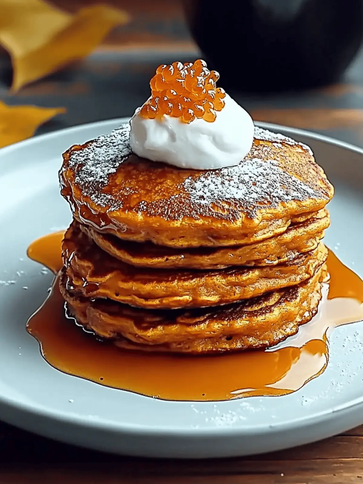 Fluffy Pumpkin Pancakes