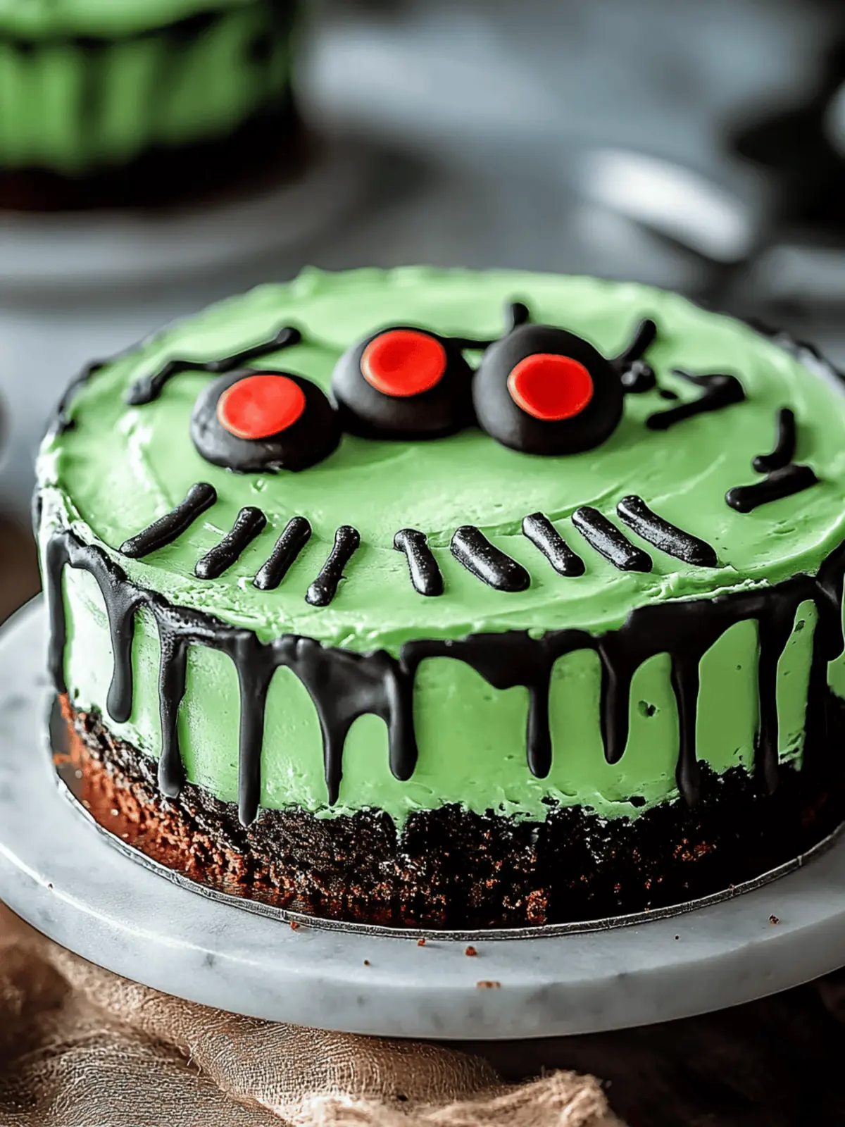 Frankenstein Cheesecake