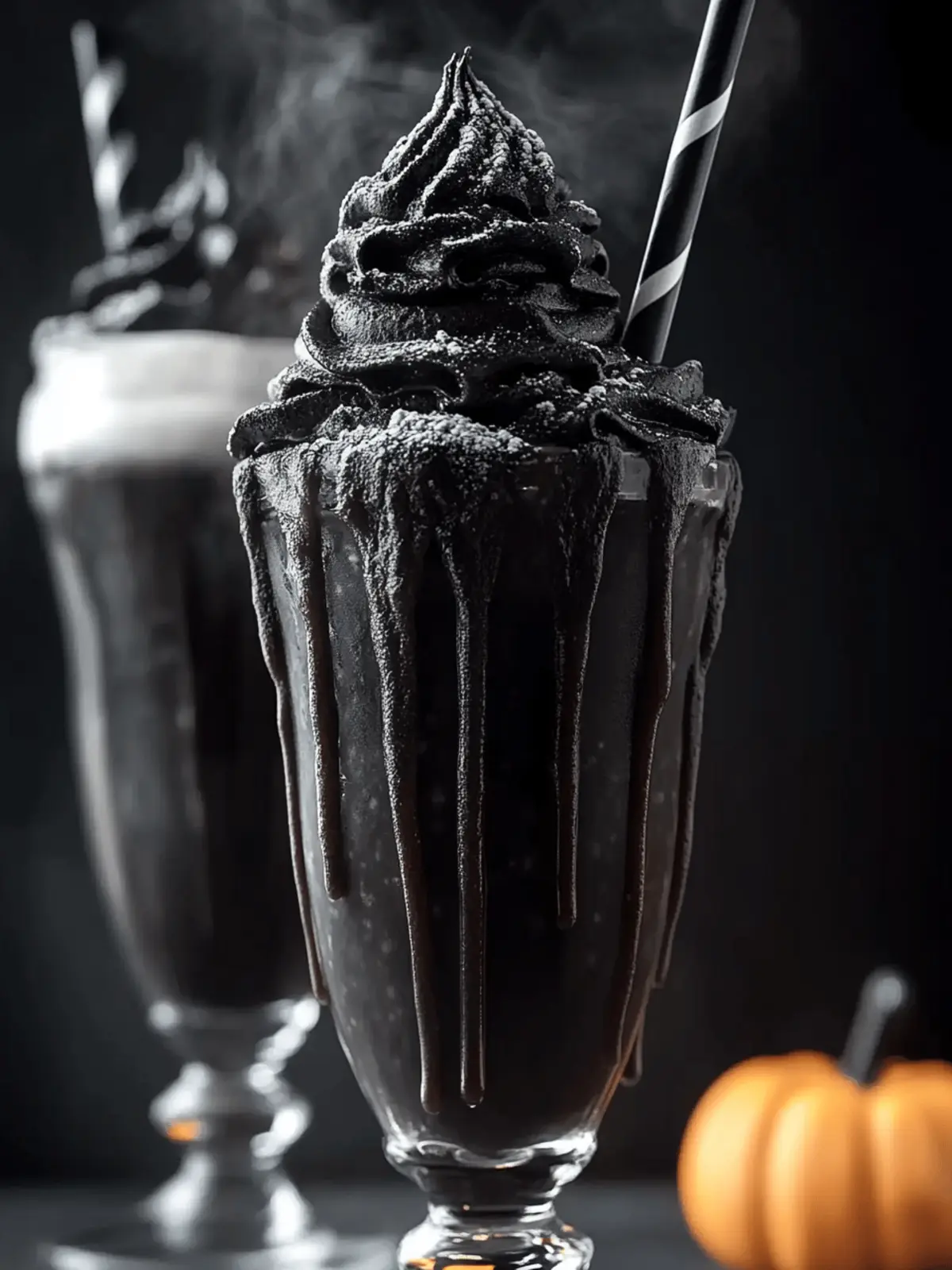 Spooky Black Milkshake