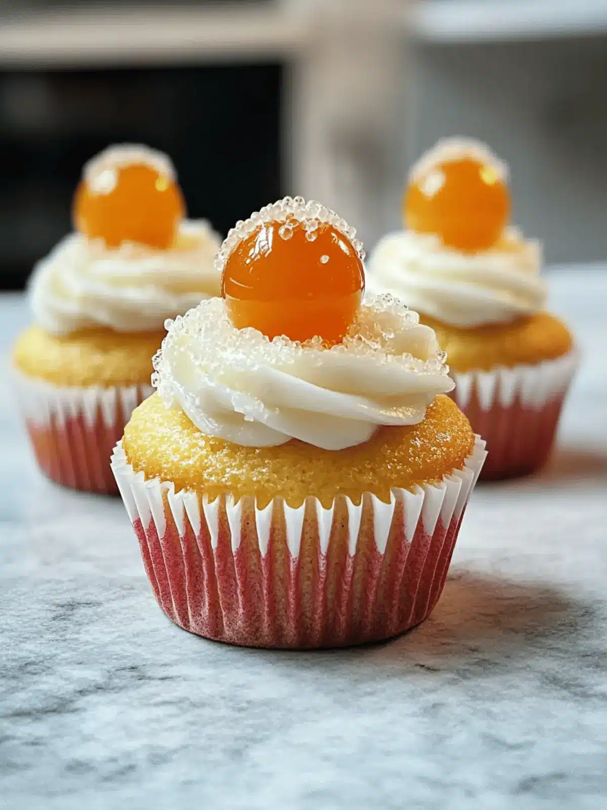 Gulab Jamun Cupcakes