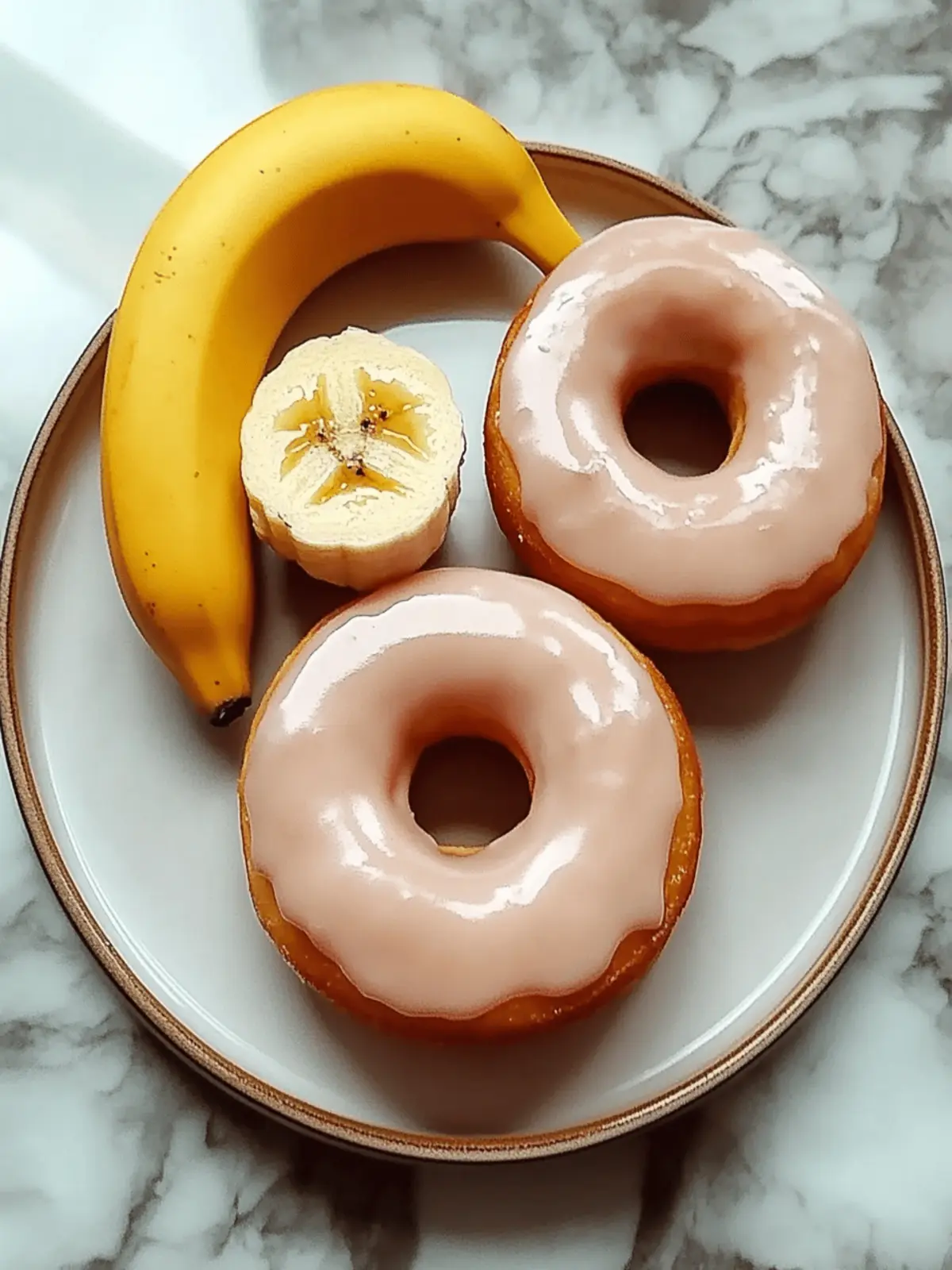 Pumpkin Banana Baked Donuts