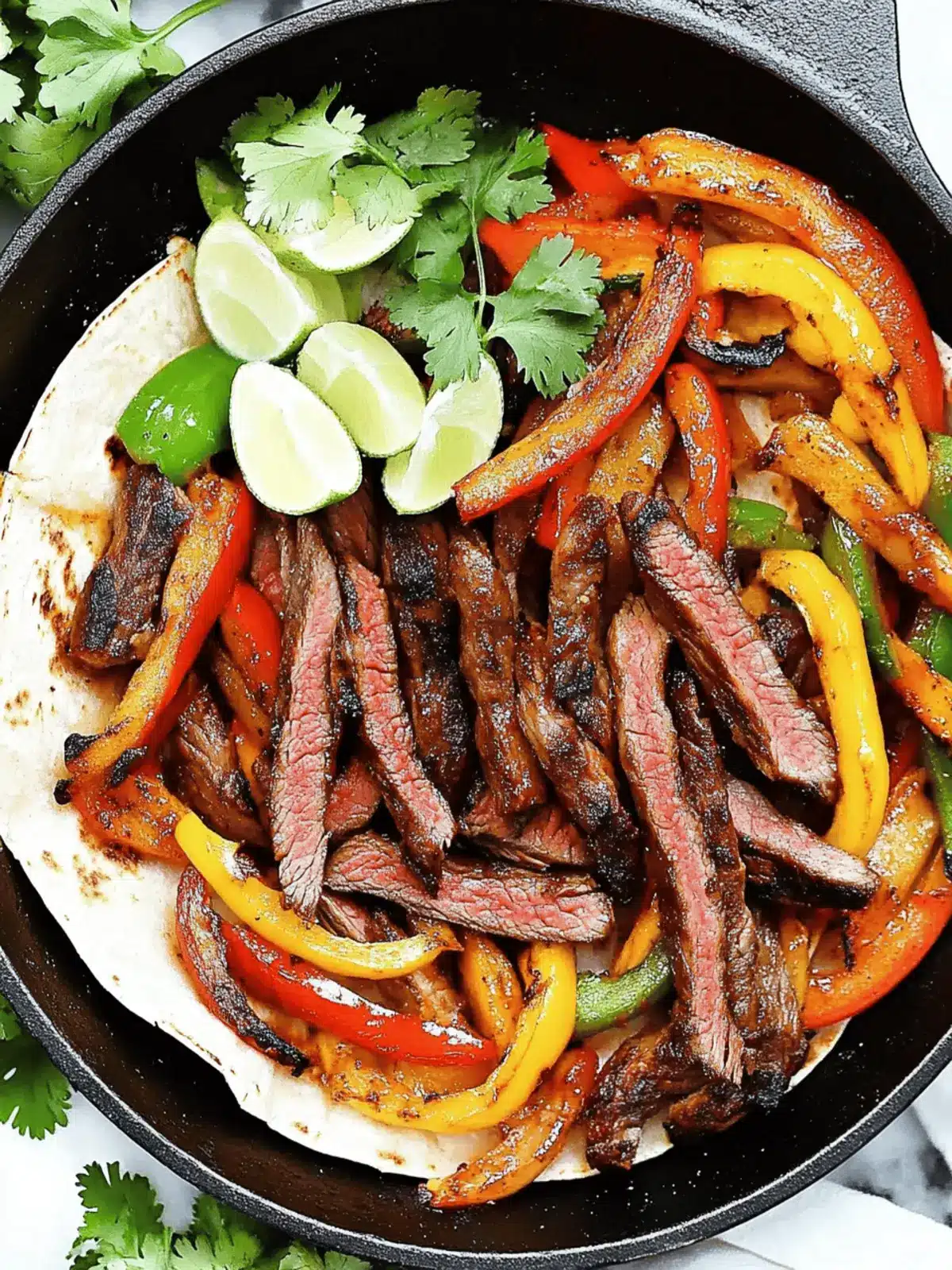Flank Steak Fajitas