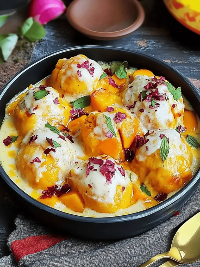 Shahi Mango Dahi Vada
