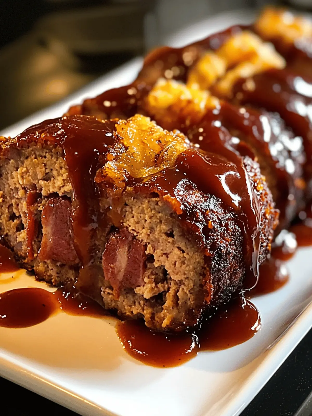 Smoky BBQ Bacon Stuffed Meatloaf