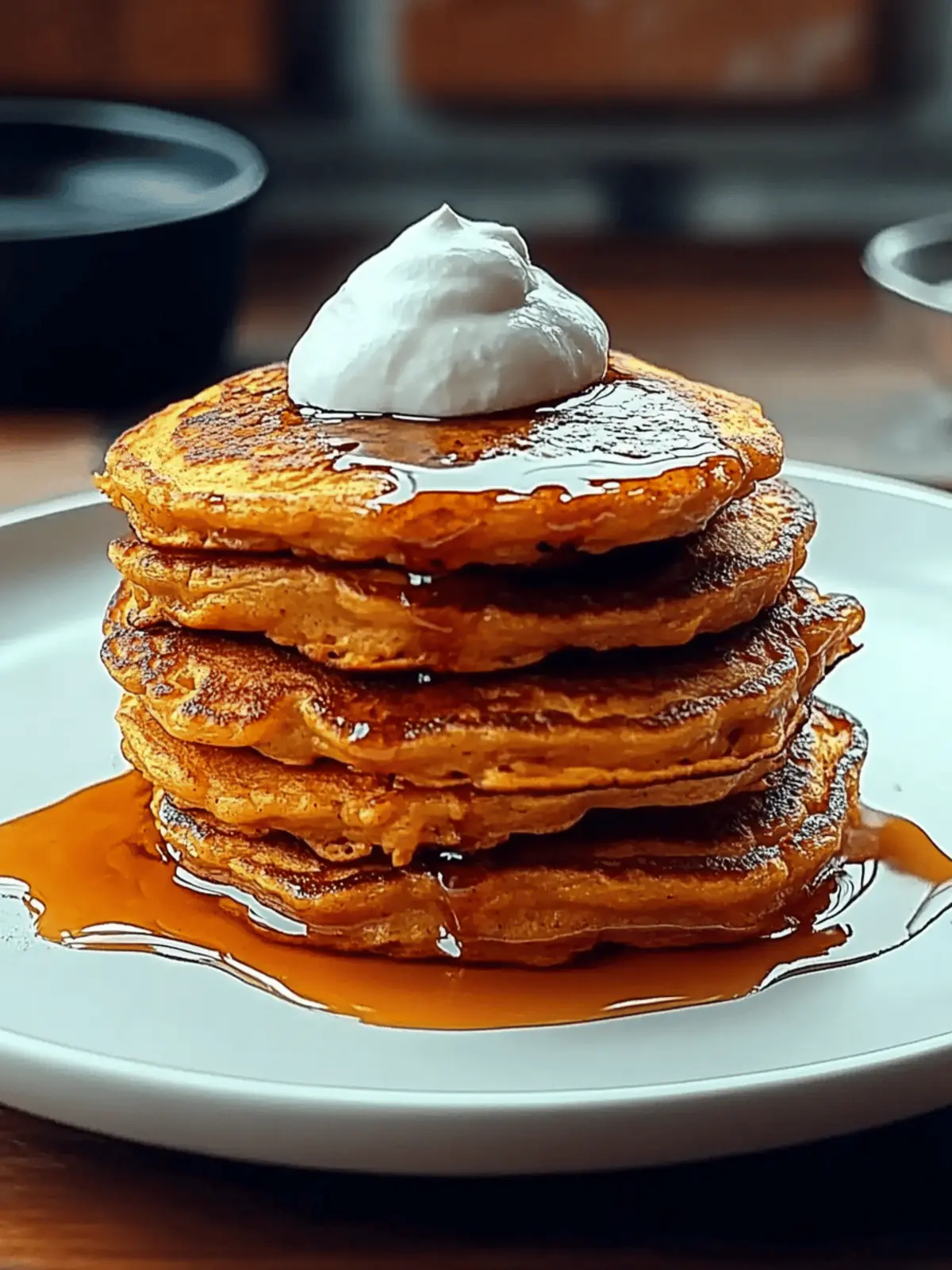 Fluffy Pumpkin Pancakes