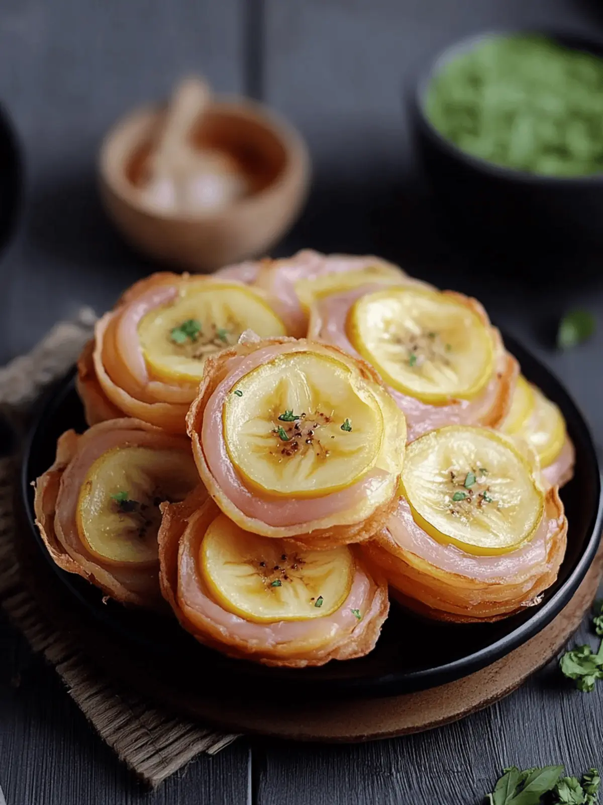Flaky Banana Puri