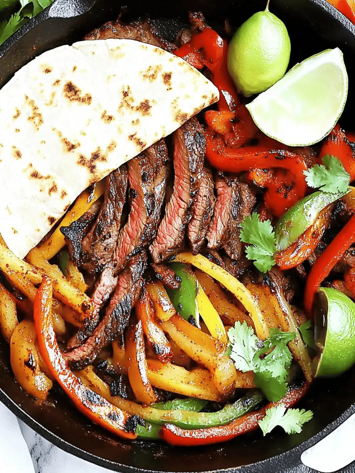 Flank Steak Fajitas