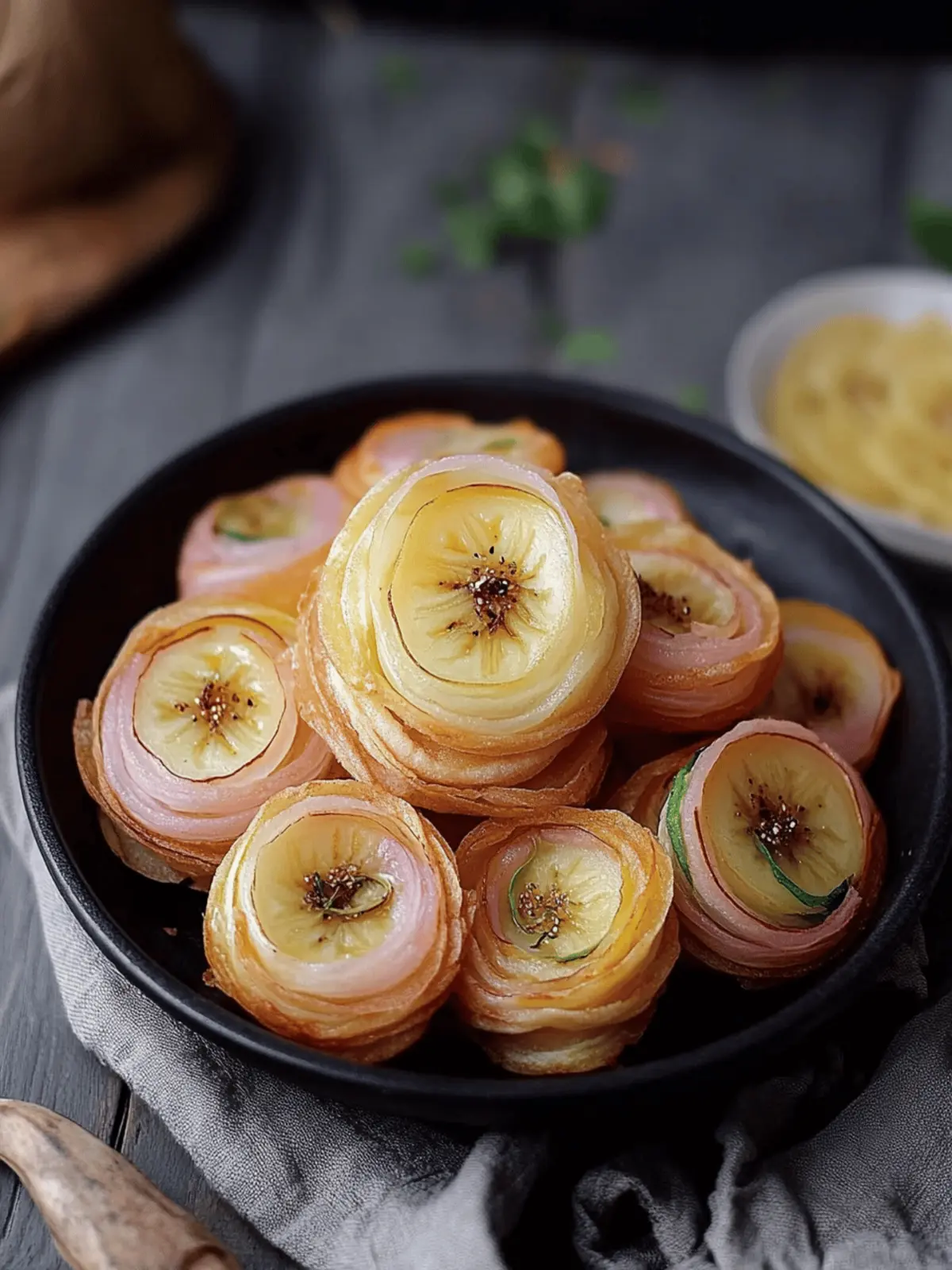 Flaky Banana Puri