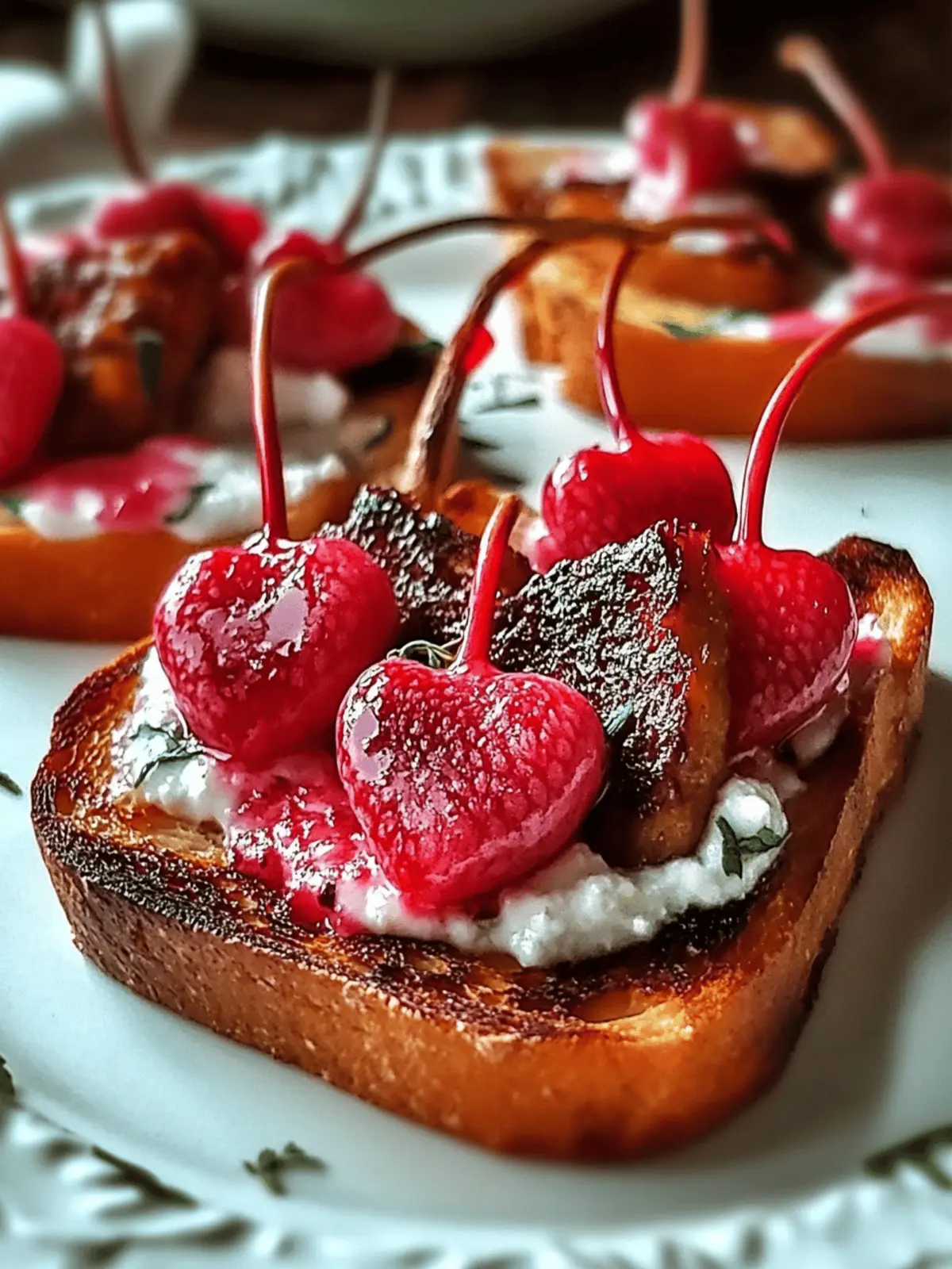 Vampire Hearts Toast