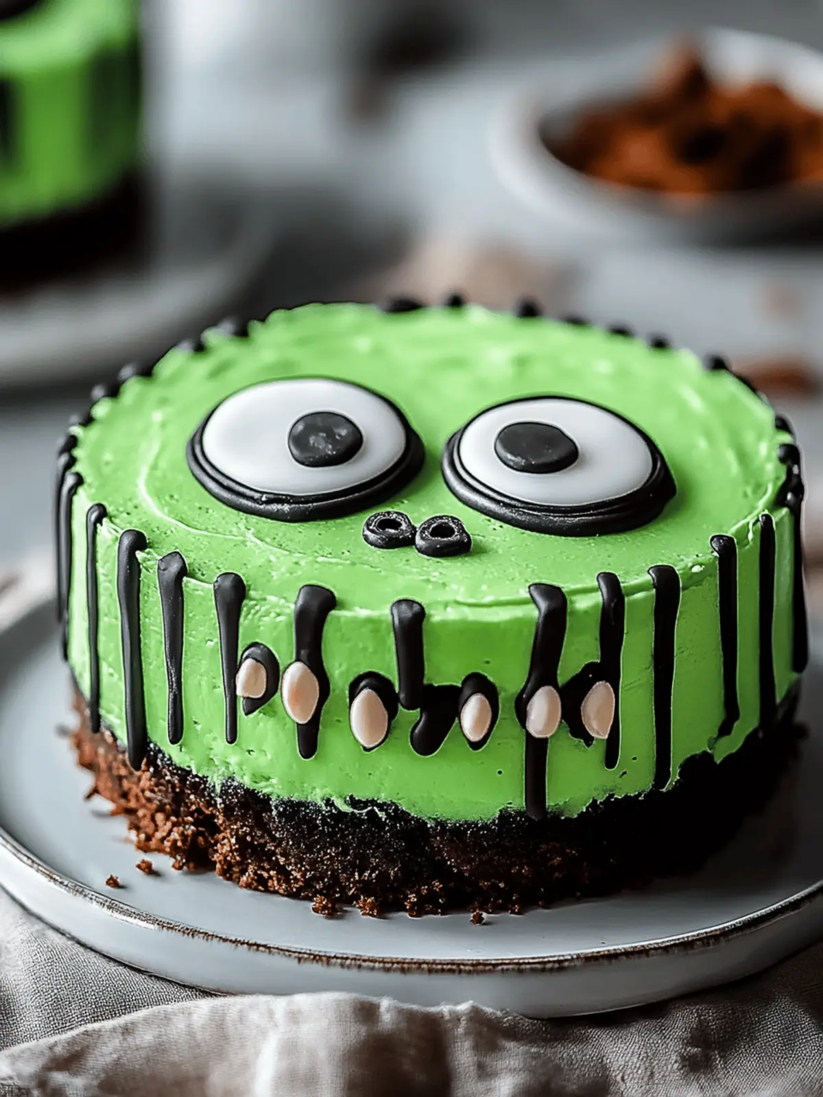 Frankenstein Cheesecake