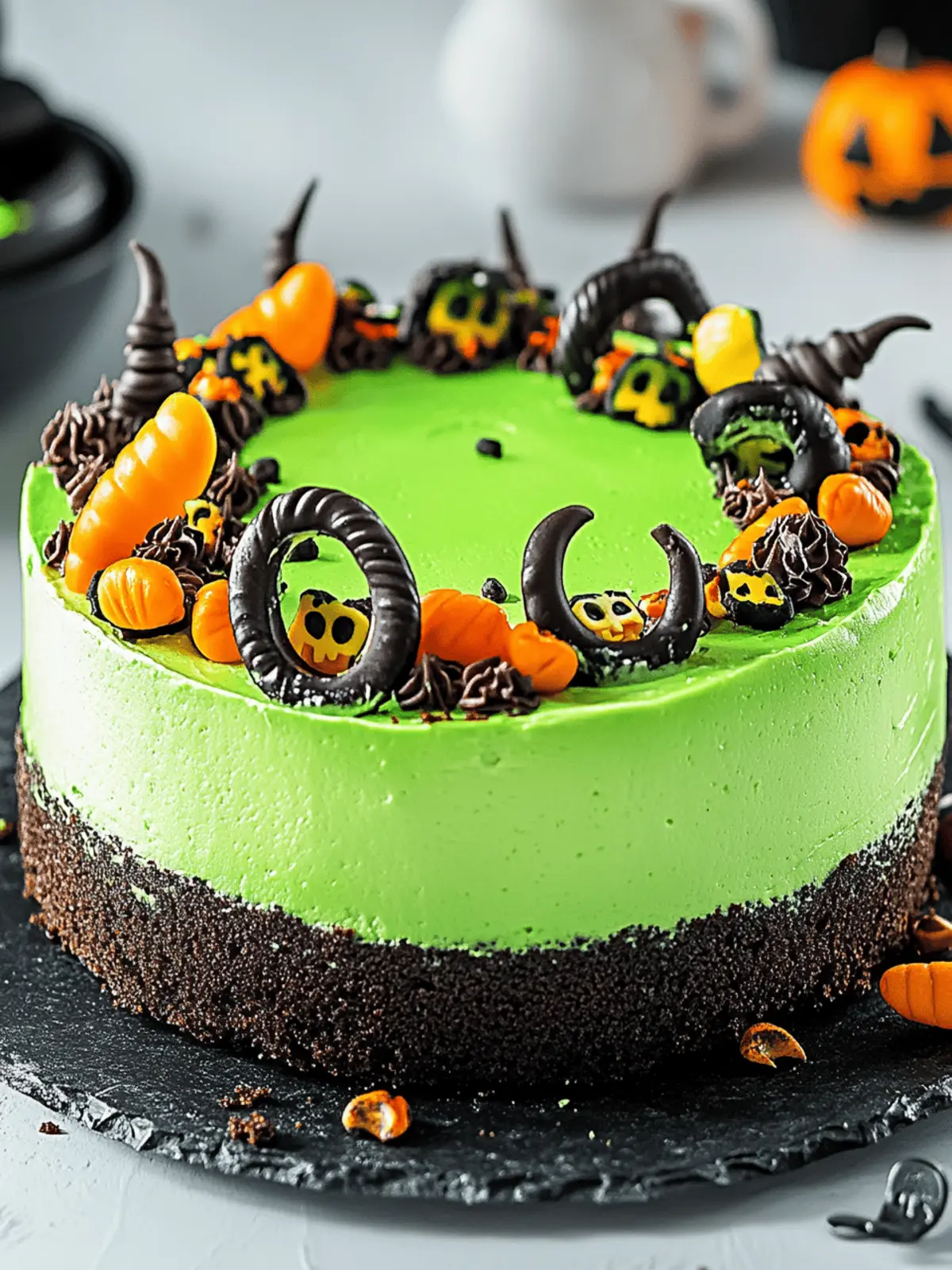 Witch’s Cauldron Cheesecake