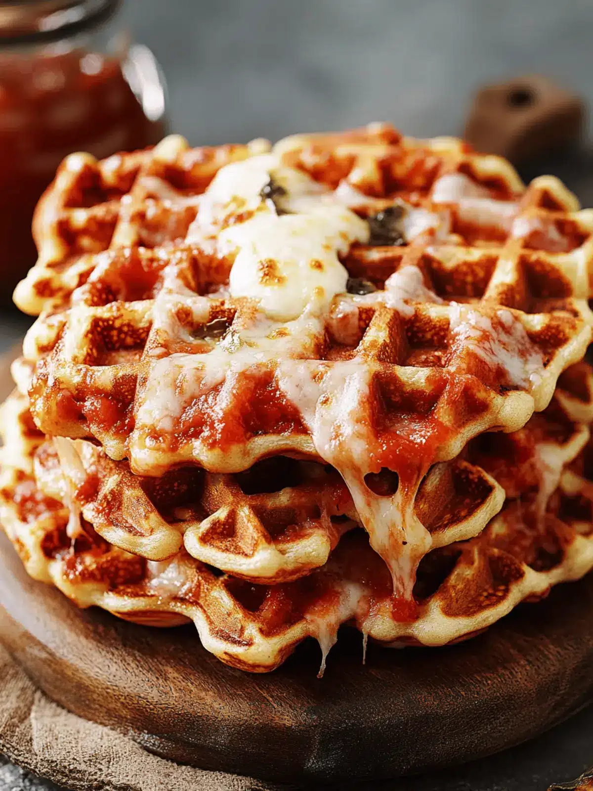 Pizza Waffles