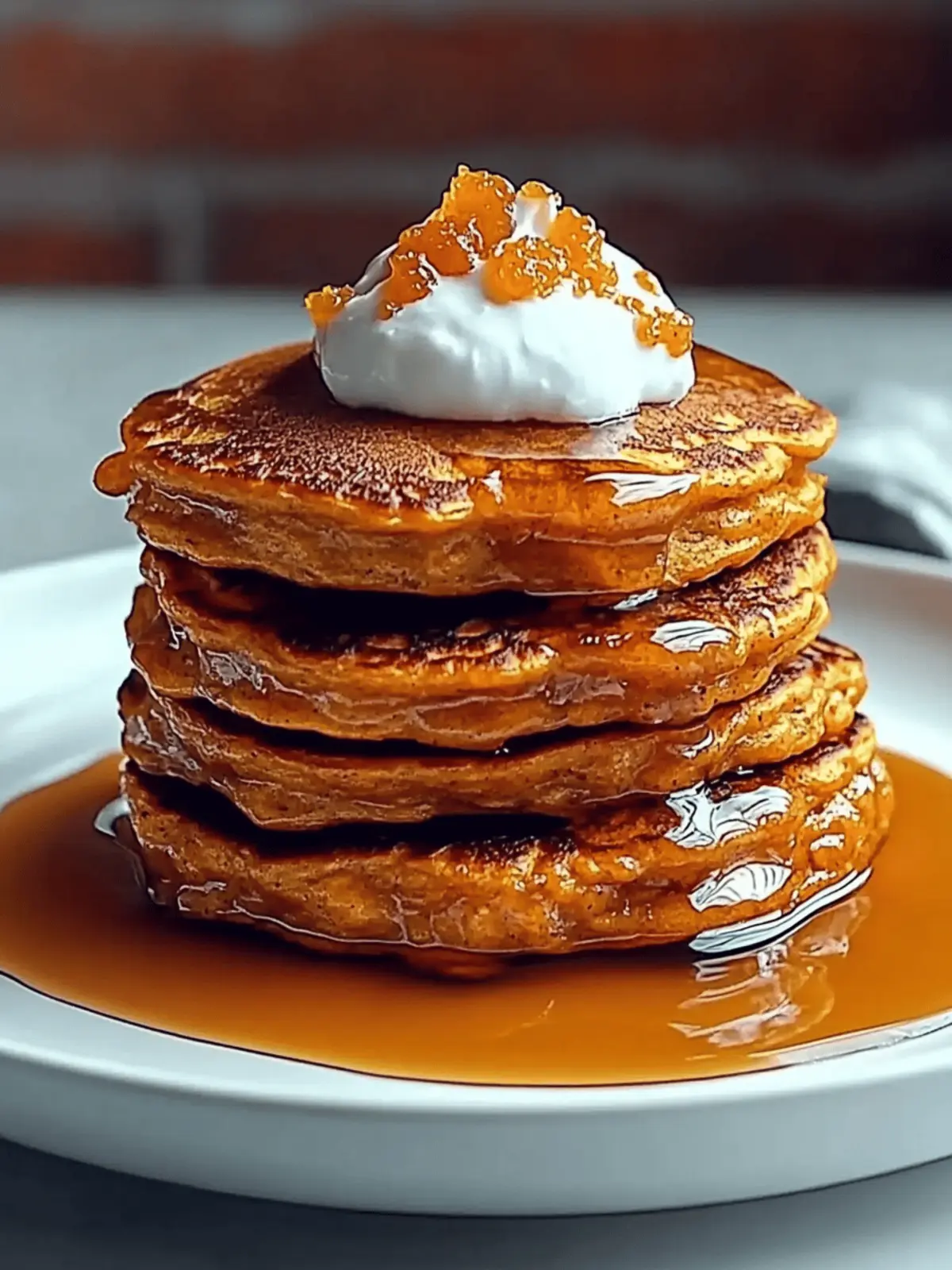 Fluffy Pumpkin Pancakes