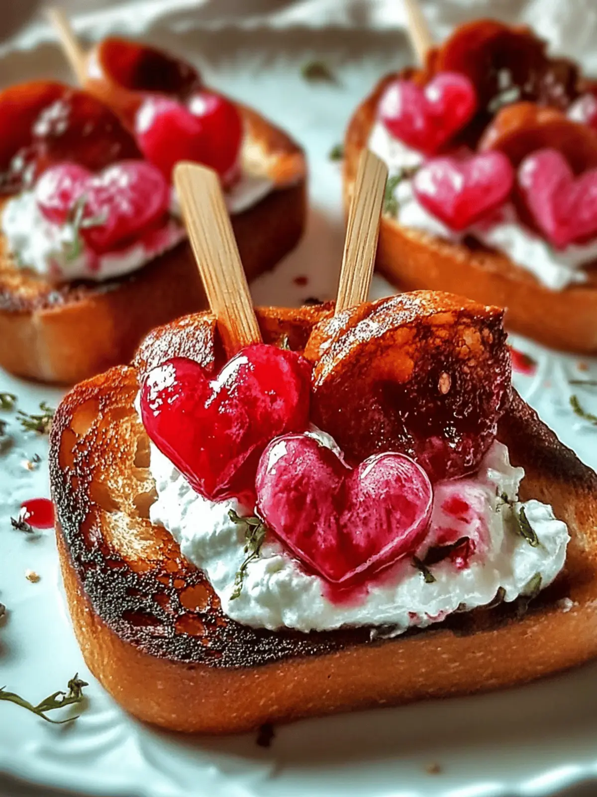 Vampire Hearts Toast