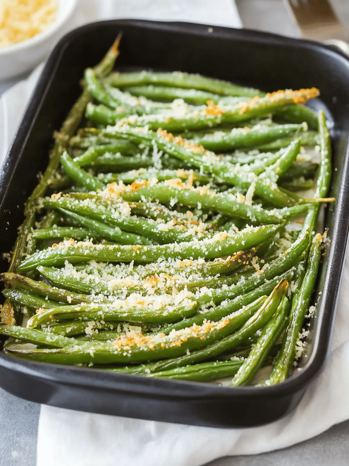 Roasted Parmesan Green Beans