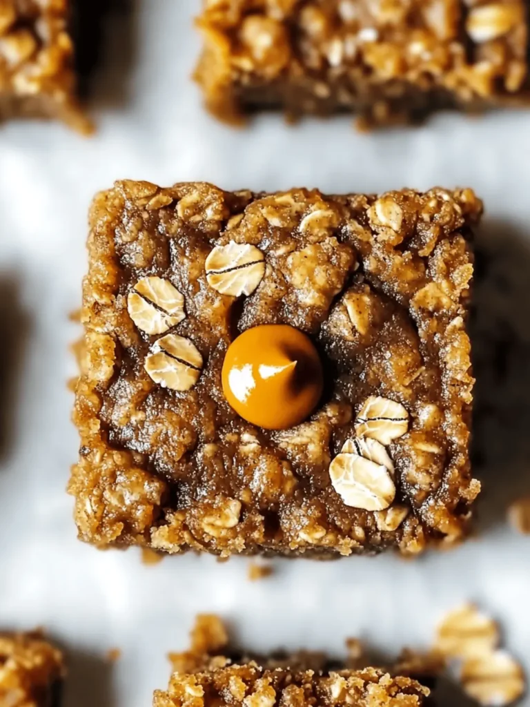 Pumpkin Oatmeal Bars